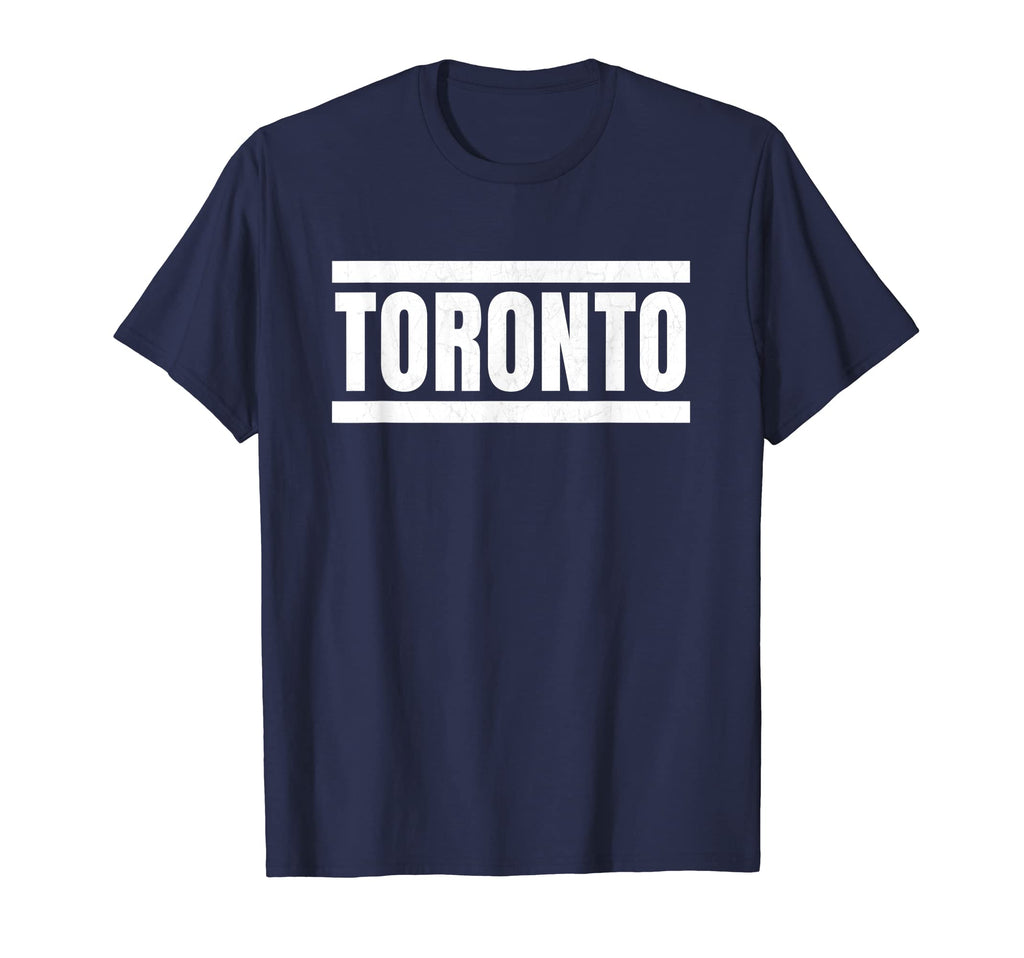 Toronto Canada Blue White Striped T-Shirt - Graphic Print for Adults - T-Shirt, Sweatshirt, Hoodie