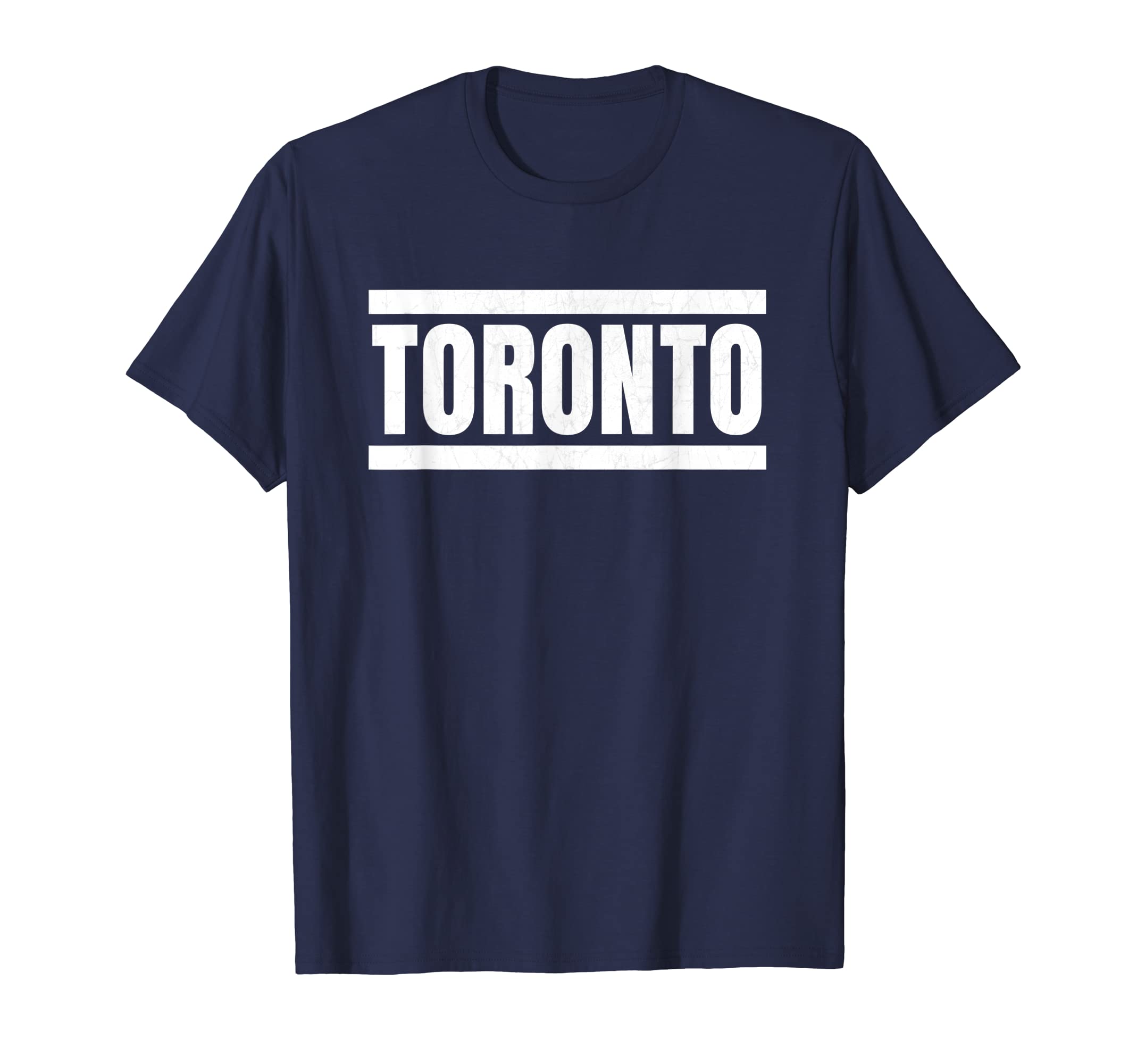 Toronto Canada Blue White Striped T-Shirt - Graphic Print for Adults - T-Shirt, Sweatshirt, Hoodie