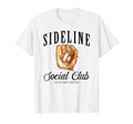 Sideline Social Club Baseball T-Shirt - Aesthetic Graphic for Adults - T-Shirt, Sweatshirt, Hoodie