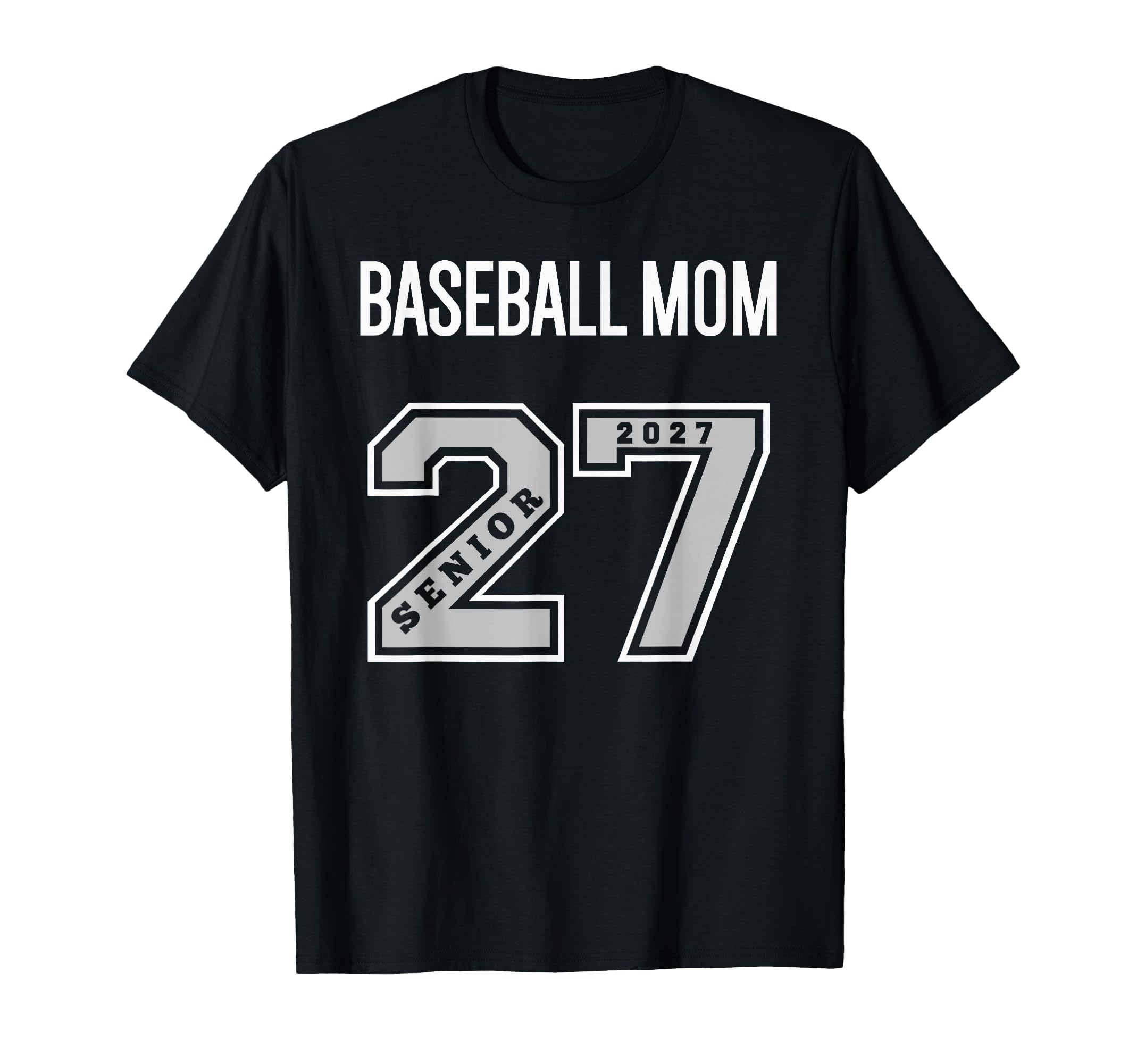 2027 Senior Baseball Mom Class 27 Senior T-Shirt - Minimalist Print Unisex - T-Shirt, Sweatshirt, Hoodie