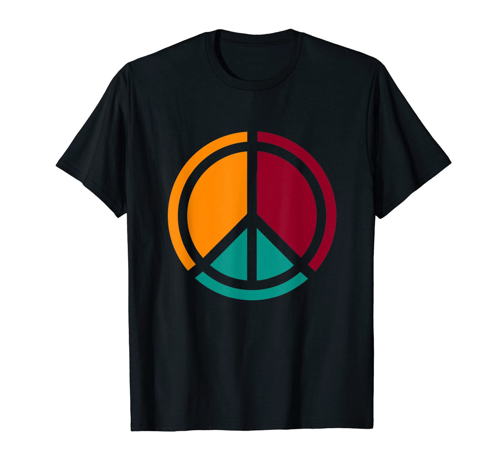Peace 60S 70S Colorful Spread Love T-Shirt - Casual Everyday Wear Unisex - T-Shirt, Sweatshirt, Hoodie