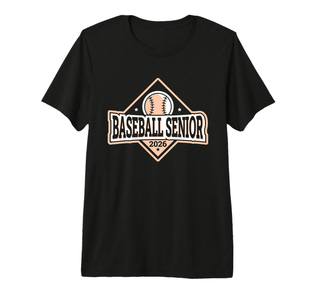 Class 2026 Baseball Senior Night T-Shirt - Aesthetic Graphic for Adults - T-Shirt, Sweatshirt, Hoodie