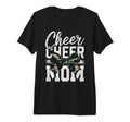 Cheer Mom Mother Bow Cheerleader Game T-Shirt - Trendy Graphic for Adults - T-Shirt, Sweatshirt, Hoodie