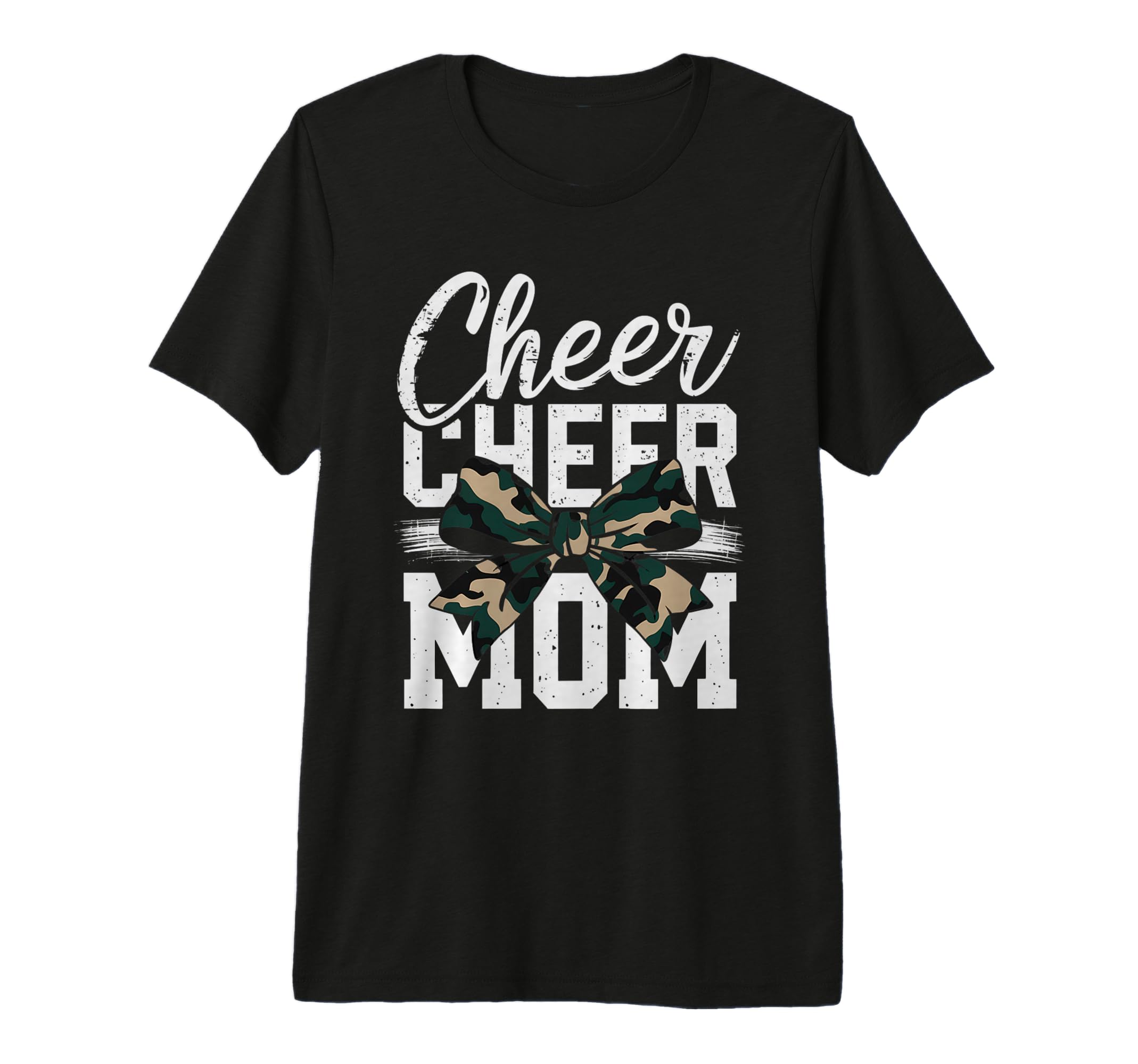 Cheer Mom Mother Bow Cheerleader Game T-Shirt - Trendy Graphic for Adults - T-Shirt, Sweatshirt, Hoodie