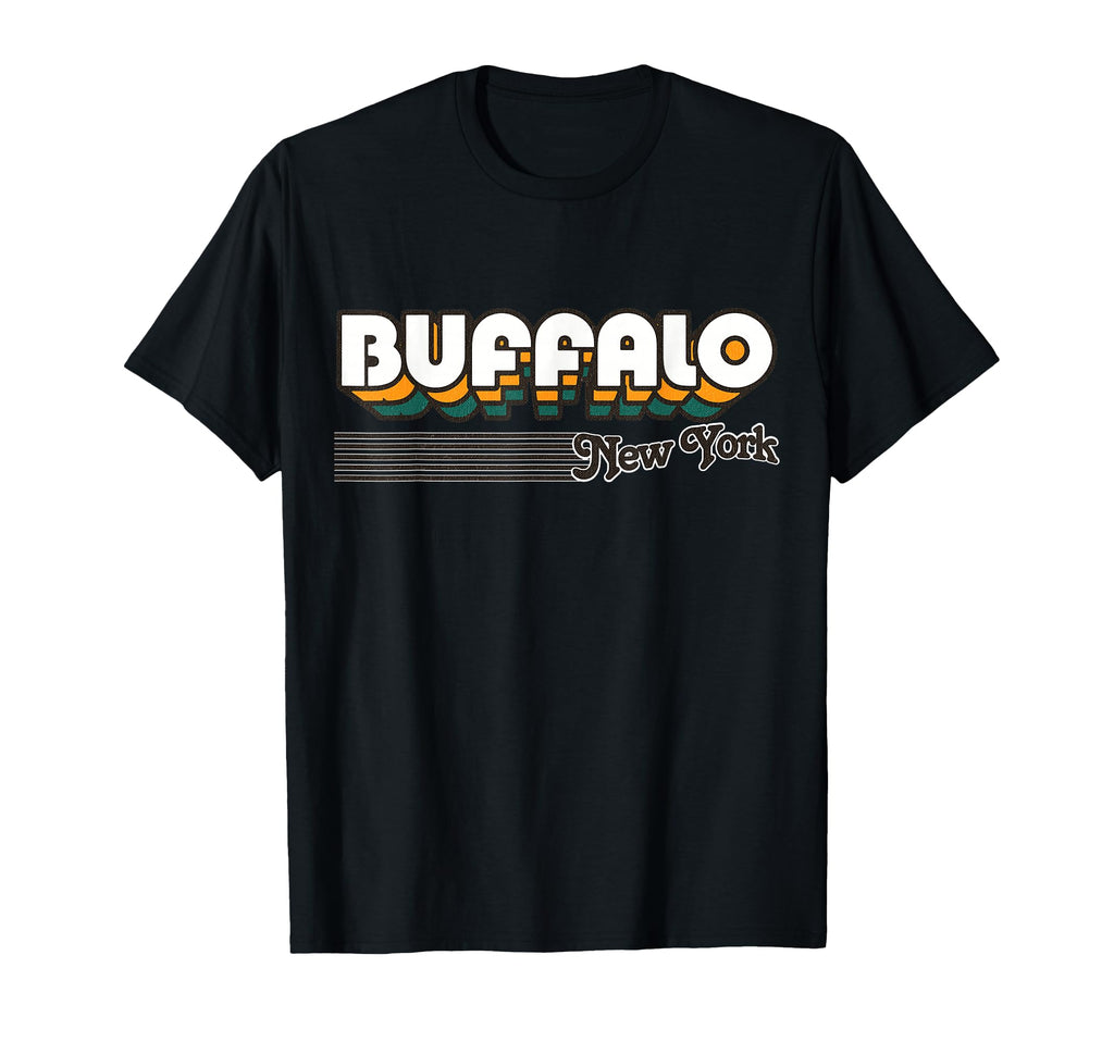 Buffalo New York Stripes T-Shirt - Graphic Print Unisex - T-Shirt, Sweatshirt, Hoodie