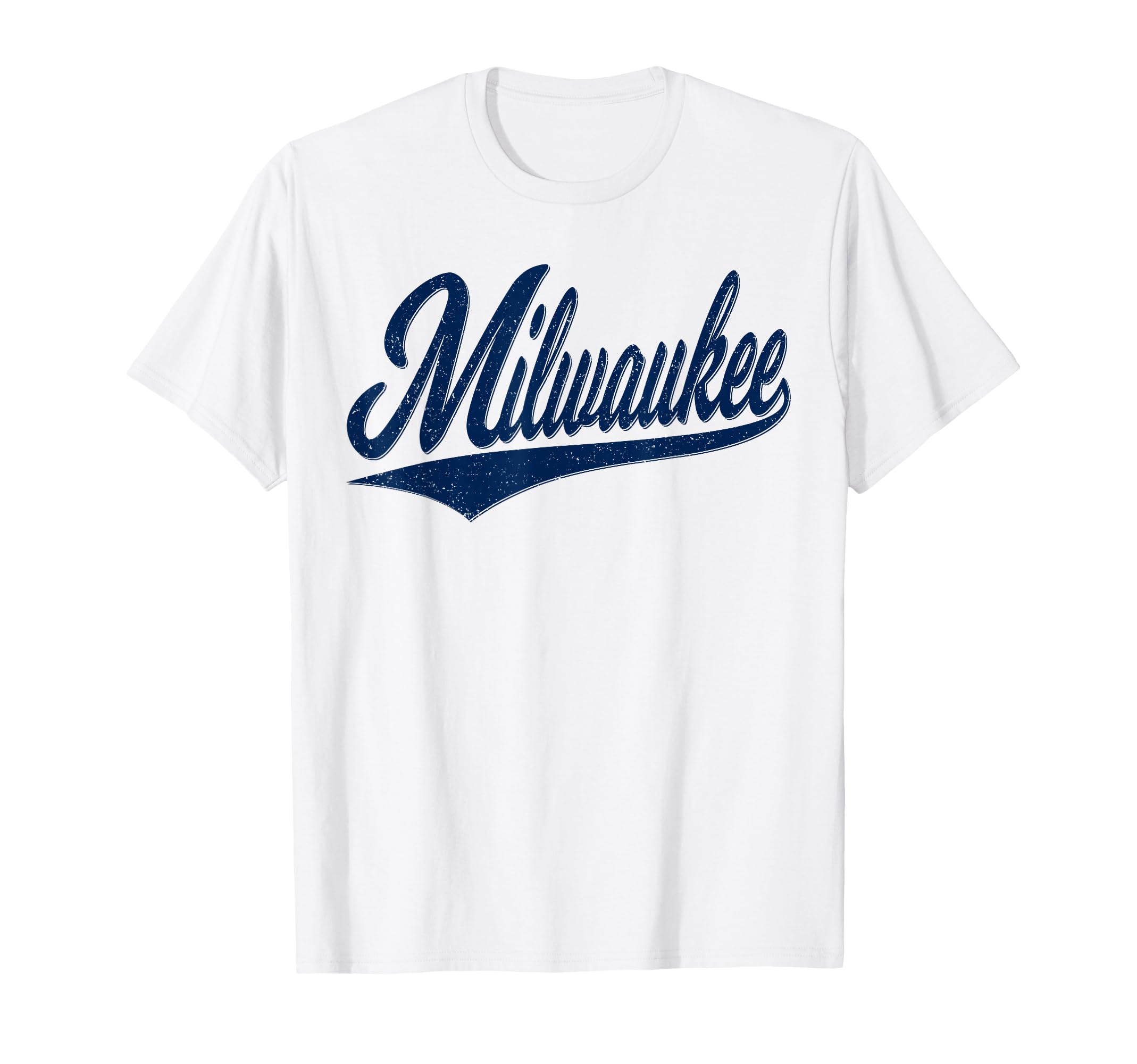 Milwaukee Wisconsin Varsity Script Sports T-Shirt - Custom Art Print Unisex - T-Shirt, Sweatshirt, Hoodie