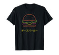 Cheeseburger Japanese Food Vaporwave T-Shirt - Novelty Apparel Unisex - T-Shirt, Sweatshirt, Hoodie