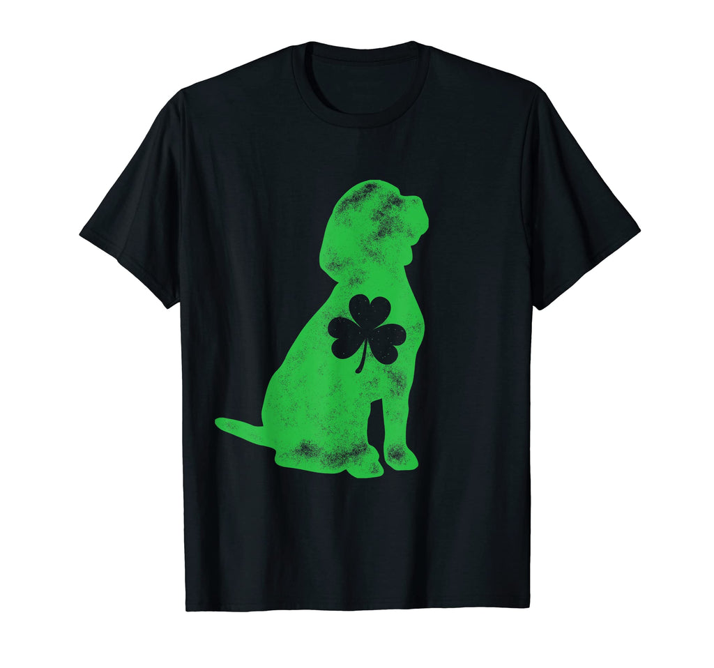 Beagle St Patricks Day Shamrock Dog T-Shirt - Minimalist Print Men Women - T-Shirt, Sweatshirt, Hoodie