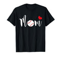 Baseball Mom Mom Love T-Shirt - Fun Novelty Design for Adults - T-Shirt, Sweatshirt, Hoodie