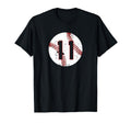 Baseball Number 11 Softball Mom Gift T-Shirt - Unique Graphic for Adults - T-Shirt, Sweatshirt, Hoodie