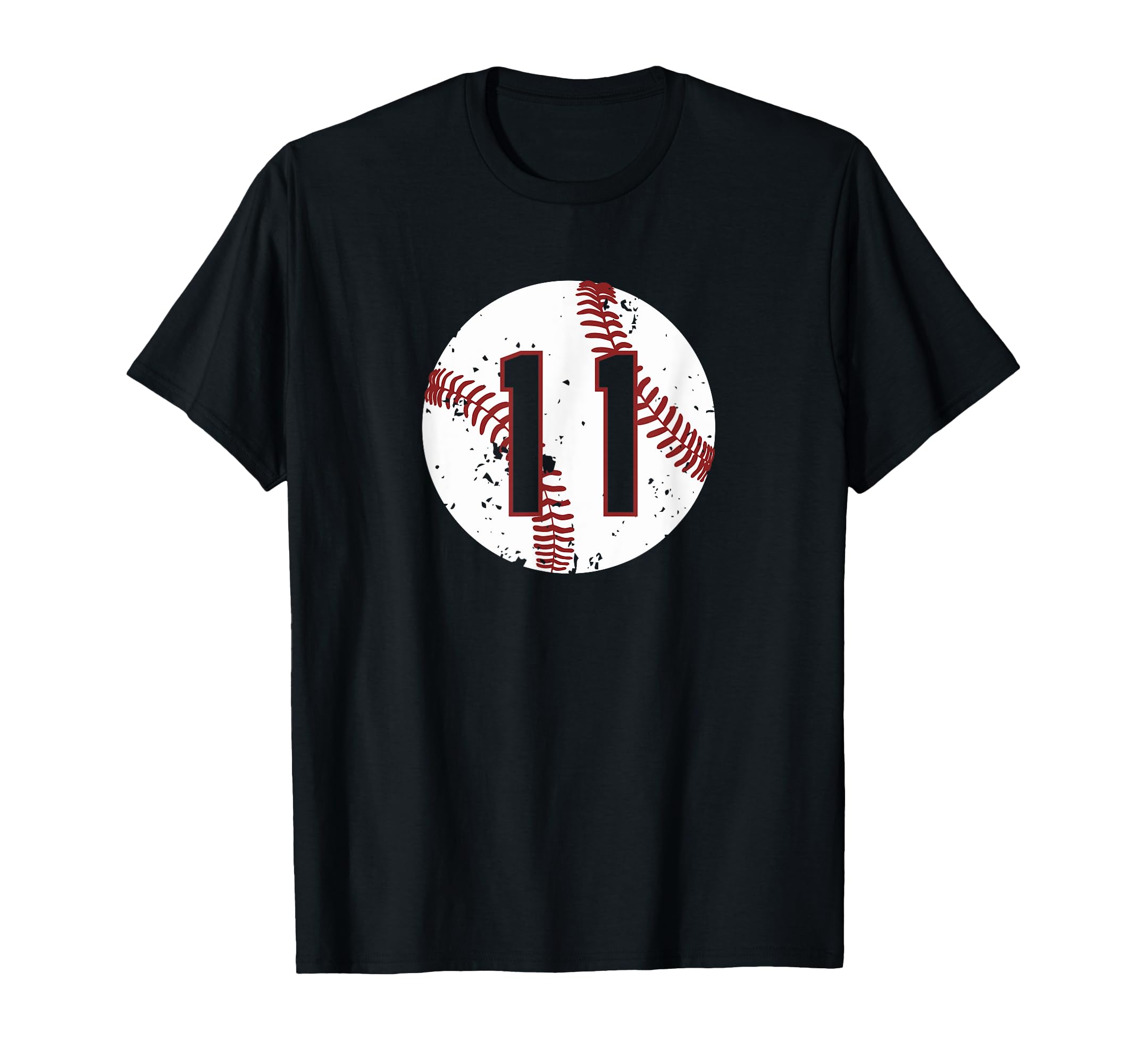 Baseball Number 11 Softball Mom Gift T-Shirt - Unique Graphic for Adults - T-Shirt, Sweatshirt, Hoodie