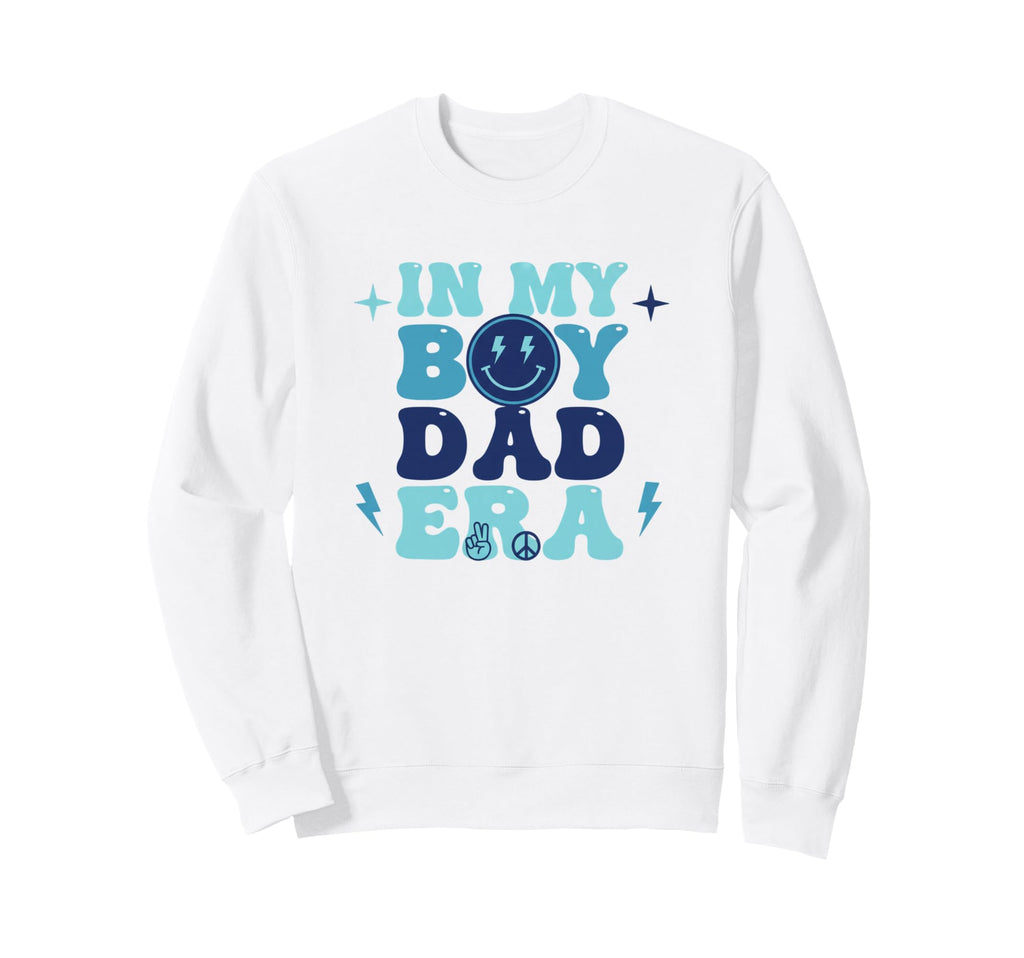 Dad My Dad Era Groovy Fathers Sweatshirt - Casual Everyday Wear Men Women - T-Shirt, Sweatshirt, Hoodie