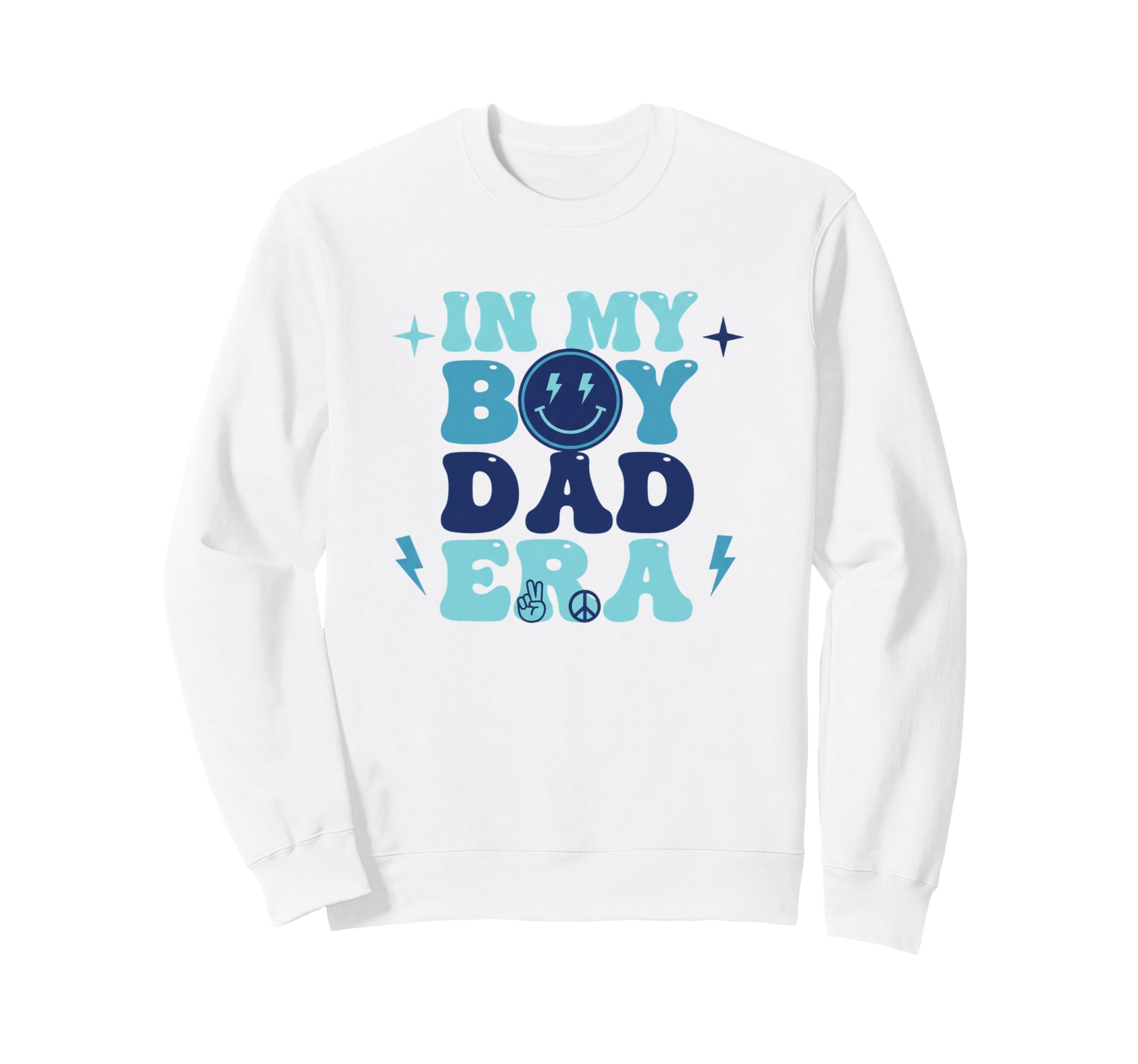 Dad My Dad Era Groovy Fathers Sweatshirt - Casual Everyday Wear Men Women - T-Shirt, Sweatshirt, Hoodie