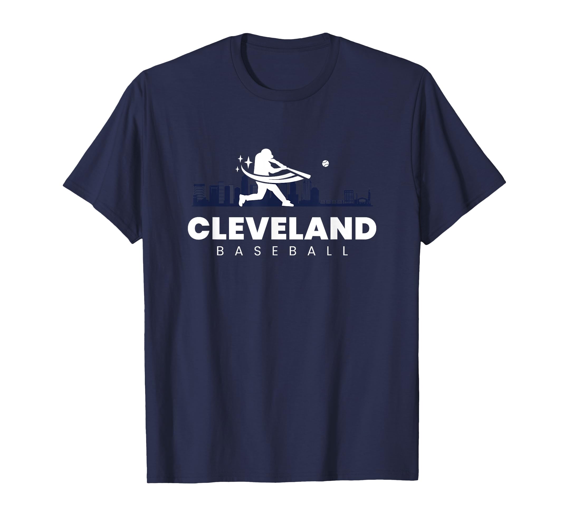 Cleveland Baseball Minimalist T-Shirt - Custom Art Print for Adults - T-Shirt, Sweatshirt, Hoodie