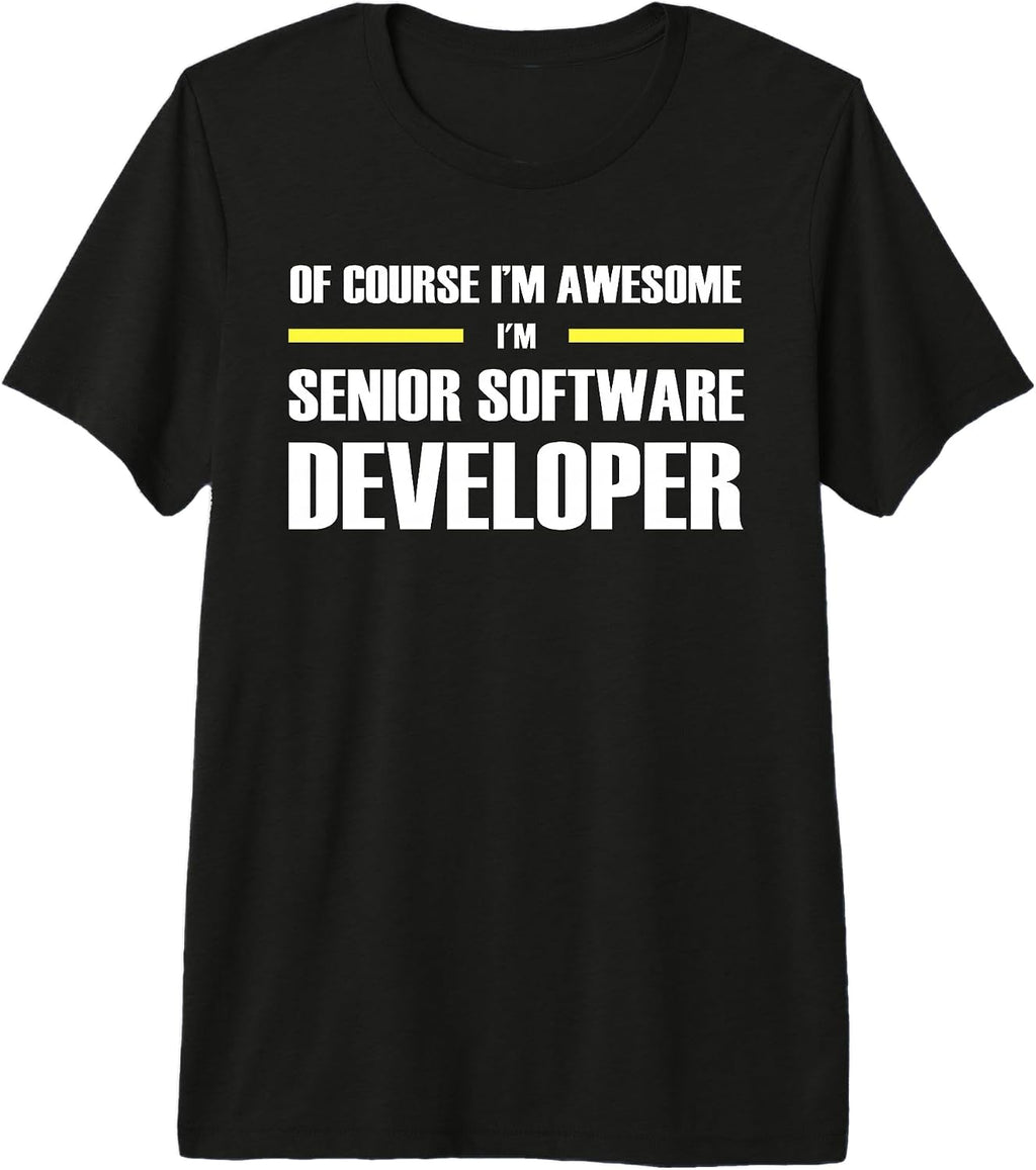 Senior Software Developer Collections - Adult & Kids T-Shirts, Sweatshirts & Hoodies apparel design preview 1