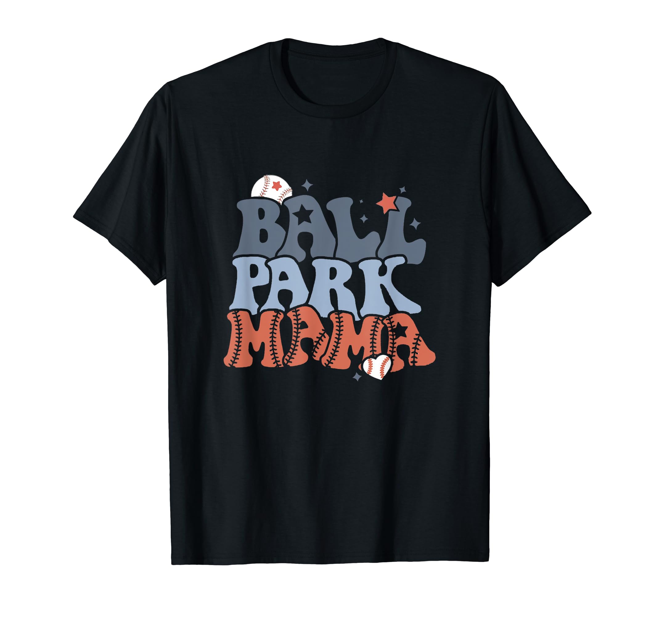 Ball Park Mama Baseball Softball T-Shirt - Fun Novelty Design Unisex - T-Shirt, Sweatshirt, Hoodie