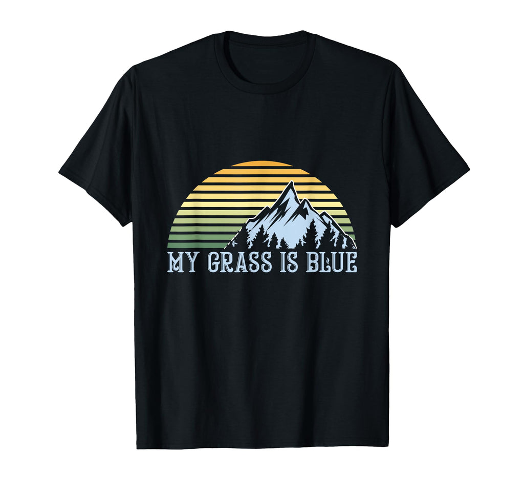 My Grass Is Blue Bluegrass Music T-Shirt - Streetwear Style for Adults - T-Shirt, Sweatshirt, Hoodie