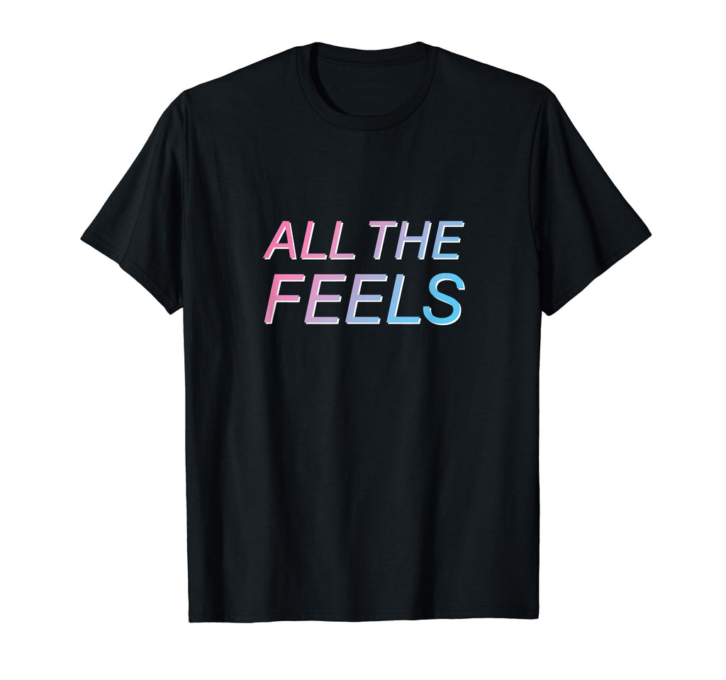 All Feels Vaporwave Aesthetic T-Shirt - Unique Graphic for Adults - T-Shirt, Sweatshirt, Hoodie