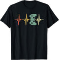 Retro Gamer Heartbeat Apparel - Adult & Kids T-Shirts, Sweatshirts & Hoodies apparel design preview 1