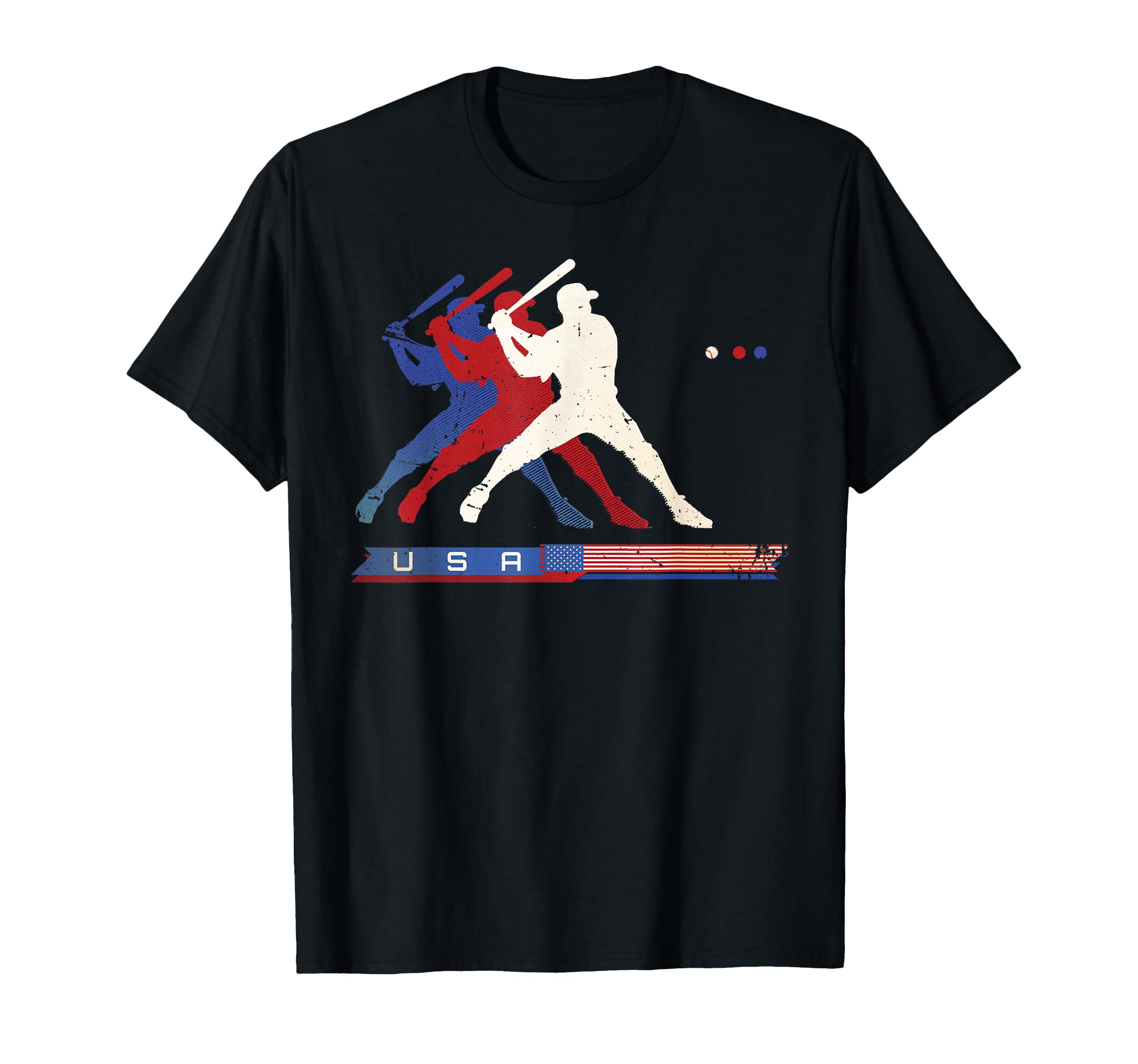 Baseball American Player Usa Flag 2026 T-Shirt - Fun Novelty Design Unisex - T-Shirt, Sweatshirt, Hoodie