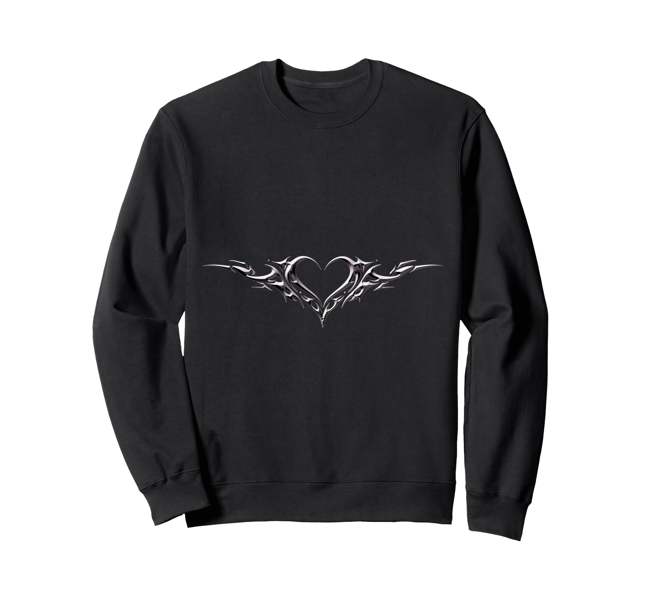 Alt Aesthetic Heart Tribal Heart Love Sweatshirt - Trendy Graphic Unisex - T-Shirt, Sweatshirt, Hoodie