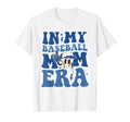 My Baseball Mom Era Groovy Baseball T-Shirt - Custom Art Print Men Women - T-Shirt, Sweatshirt, Hoodie