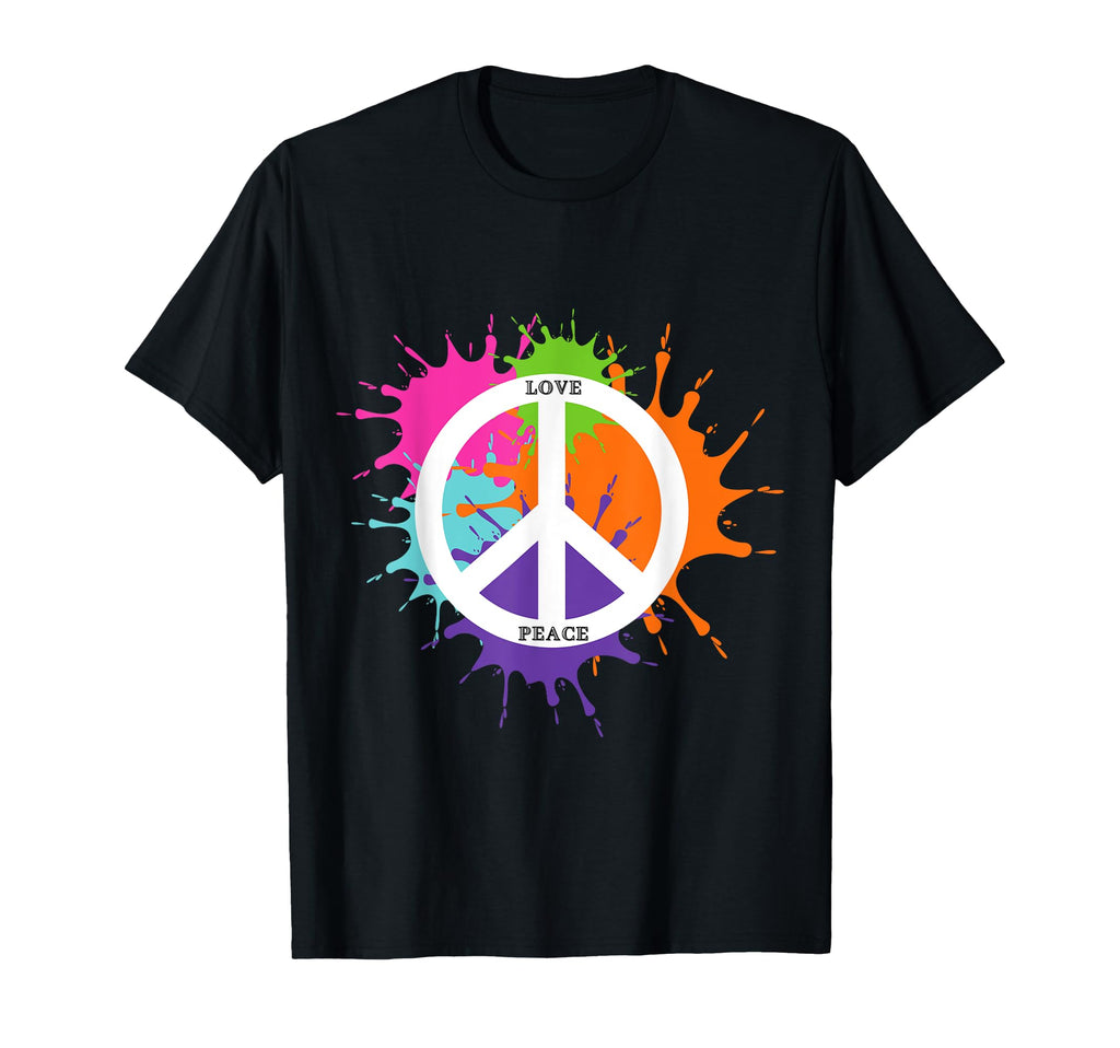 Peace Love Colortone T-Shirt - Trendy Graphic for Adults - T-Shirt, Sweatshirt, Hoodie