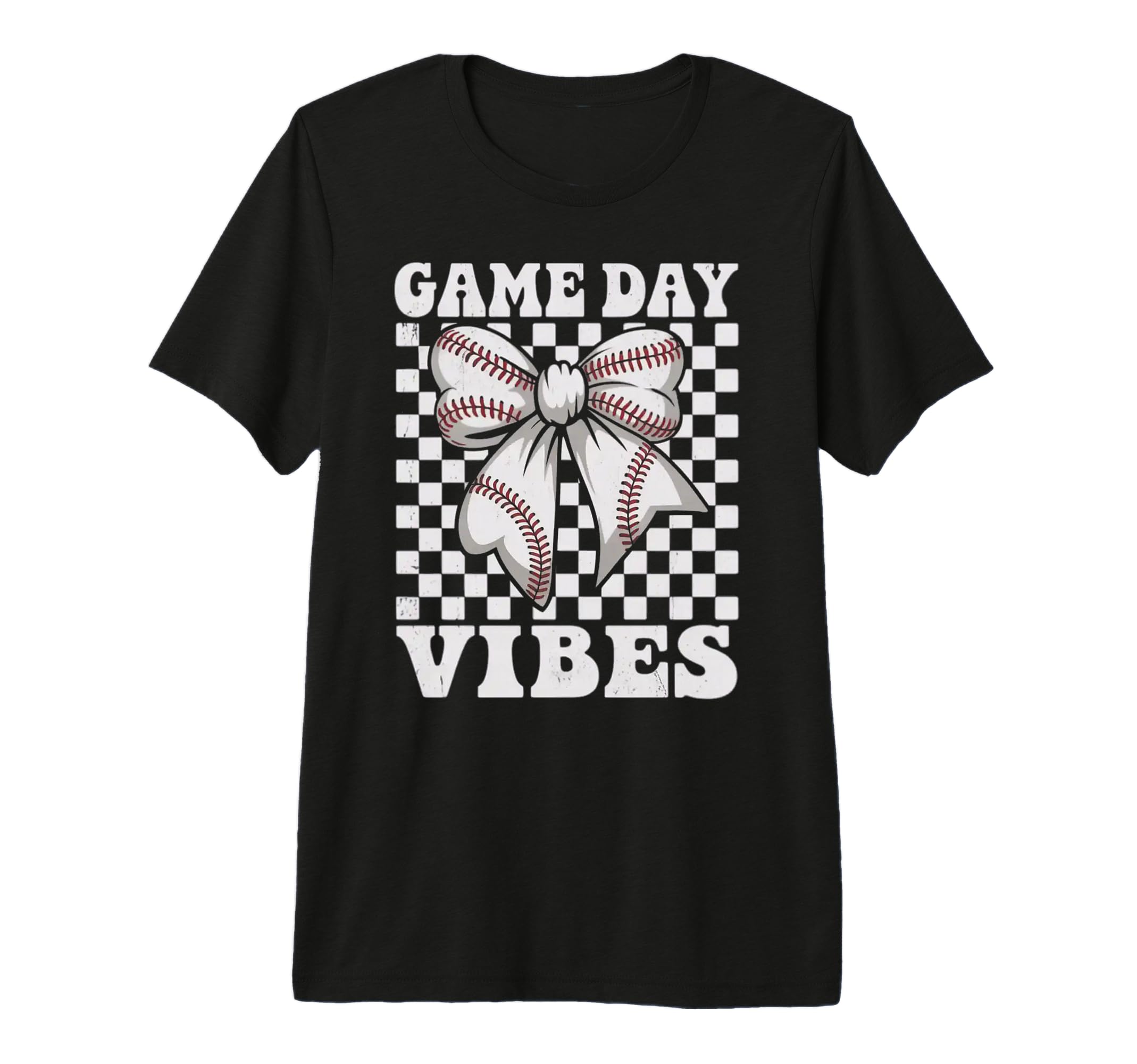 Game Day Vibes Coquette Bow Baseball T-Shirt - Fun Novelty Design Unisex - T-Shirt, Sweatshirt, Hoodie
