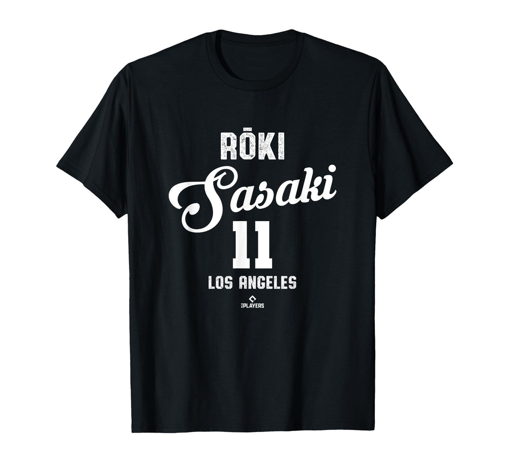 Roki Sasaki 11 Los Angeles Baseball T-Shirt - Custom Art Print for Adults - T-Shirt, Sweatshirt, Hoodie