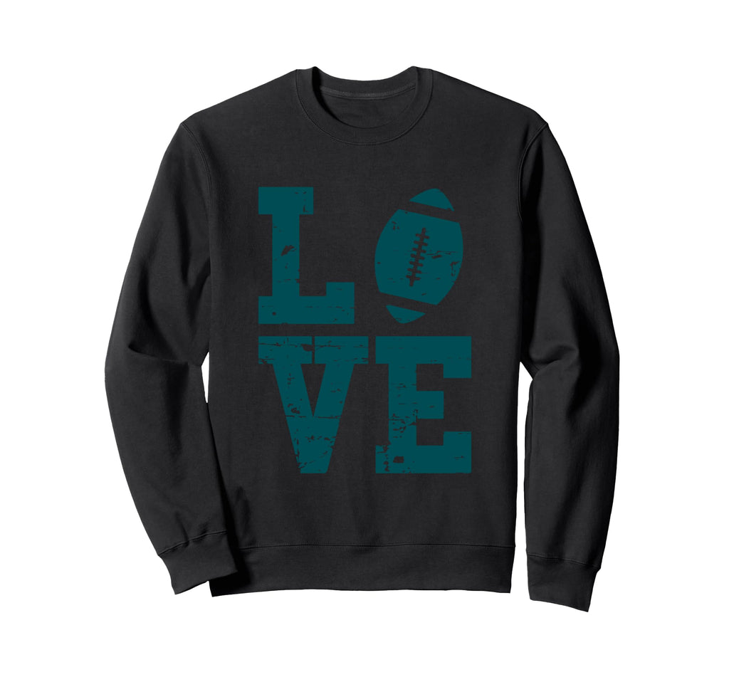 Us Football Love Distressed Sweatshirt - Trendy Graphic for Adults - T-Shirt, Sweatshirt, Hoodie