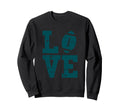 Us Football Love Distressed Sweatshirt - Trendy Graphic for Adults - T-Shirt, Sweatshirt, Hoodie