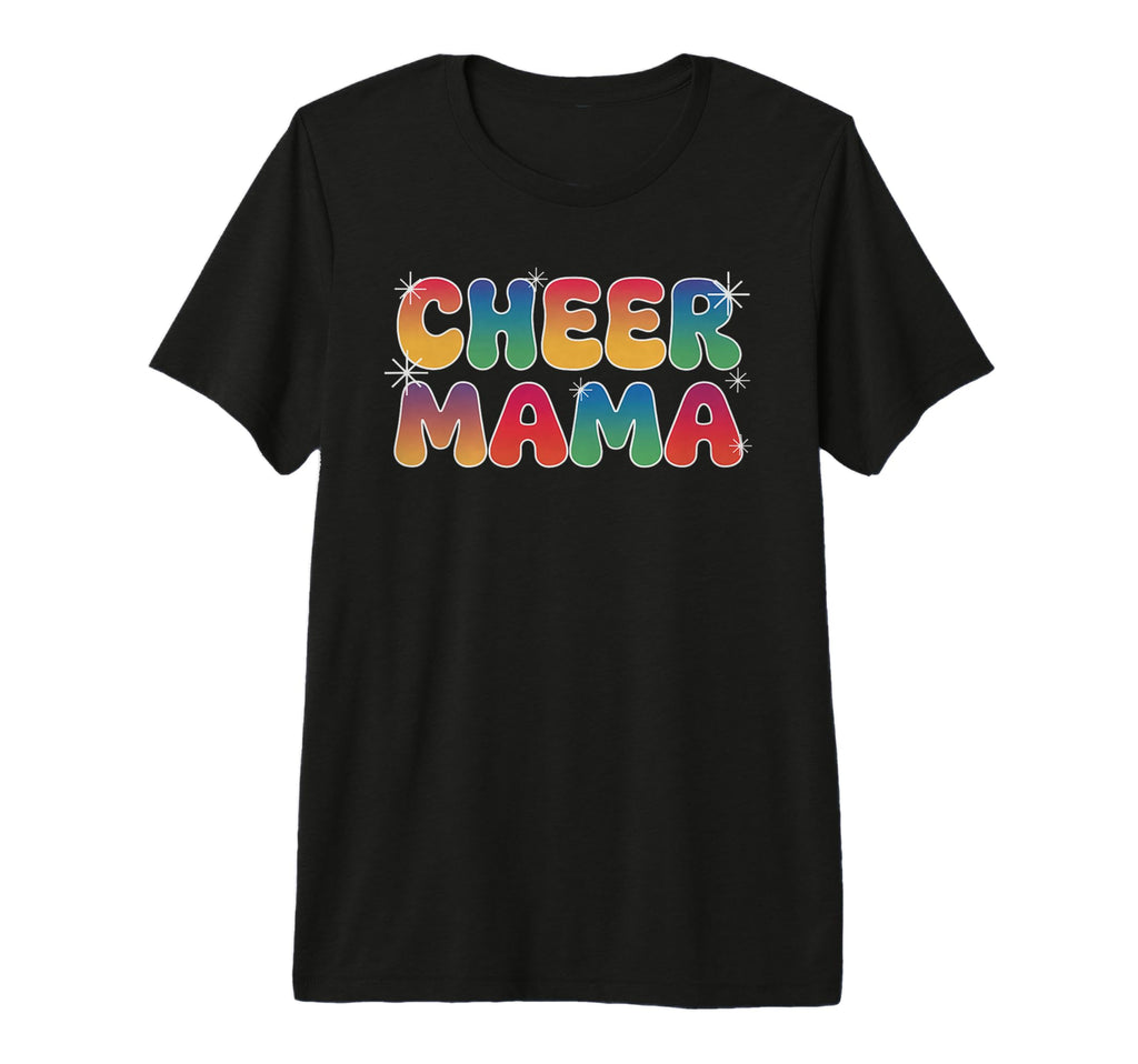 Cheer Mom Mother Bow Cheerleader Game T-Shirt - Streetwear Style Unisex - T-Shirt, Sweatshirt, Hoodie