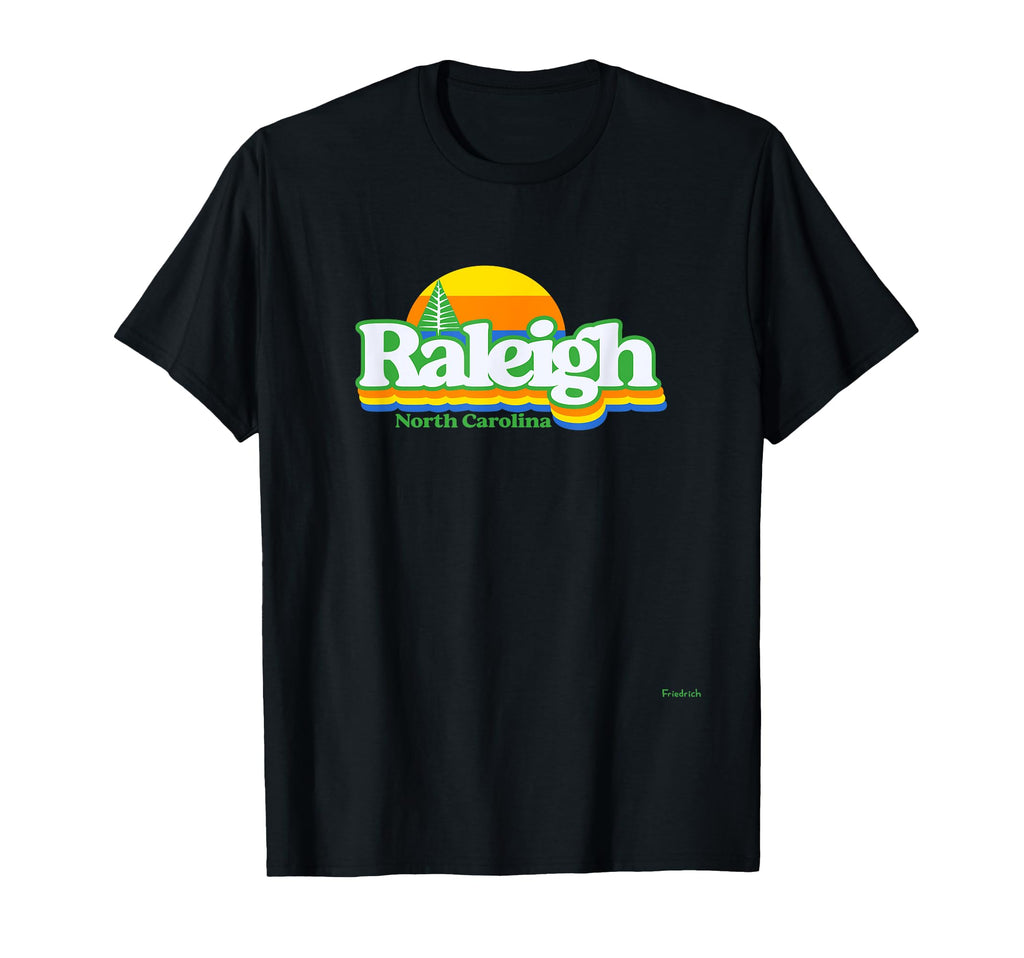 Raleigh North Carolina Sunset T-Shirt - Aesthetic Graphic Unisex - T-Shirt, Sweatshirt, Hoodie