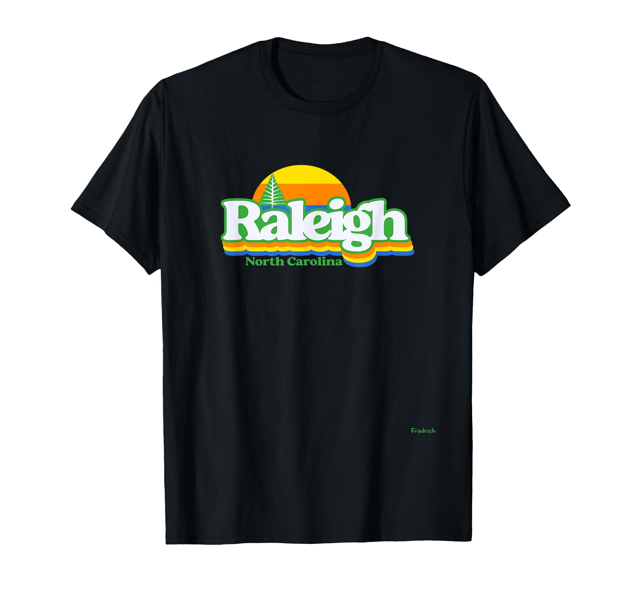 Raleigh North Carolina Sunset T-Shirt - Aesthetic Graphic Unisex - T-Shirt, Sweatshirt, Hoodie