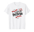 Baseball Heart Memaw Grandma Trendy T-Shirt - Fun Novelty Design Unisex - T-Shirt, Sweatshirt, Hoodie