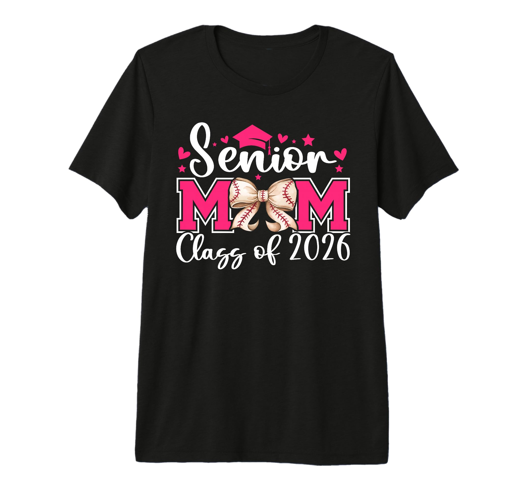 Baseball Senior Mom Class 2026 Baseball T-Shirt - Aesthetic Graphic Unisex - T-Shirt, Sweatshirt, Hoodie