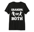 Mens Grandpa Both Funny Football Baseball T-Shirt - Graphic Print Unisex - T-Shirt, Sweatshirt, Hoodie