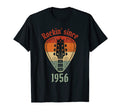 Rockin Since 1956 Rock Music Guitar T-Shirt - Novelty Apparel for Adults - T-Shirt, Sweatshirt, Hoodie