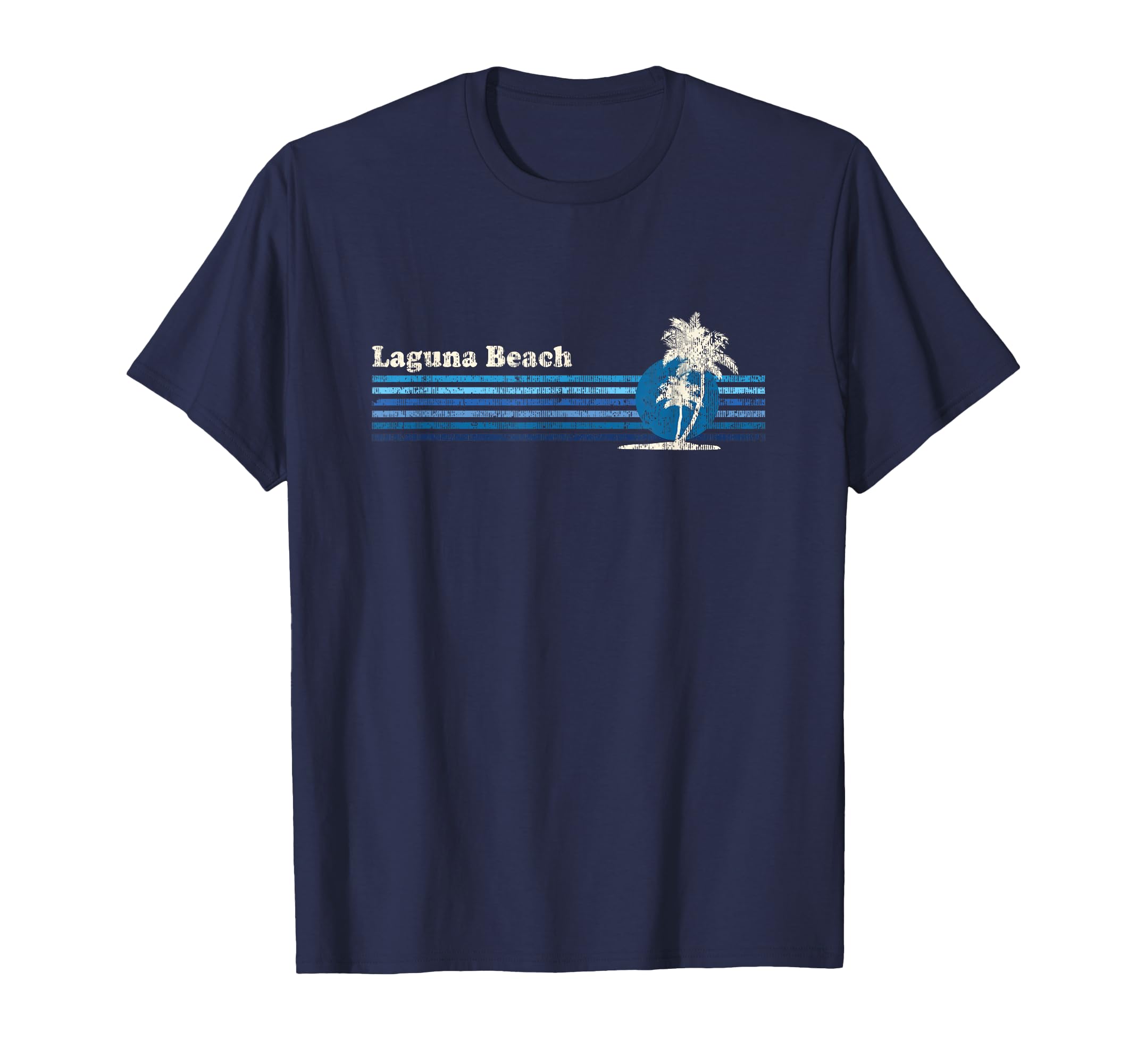 Laguna Beach Ca 80S Palm Trees Sunset T-Shirt - Novelty Apparel Men Women - T-Shirt, Sweatshirt, Hoodie