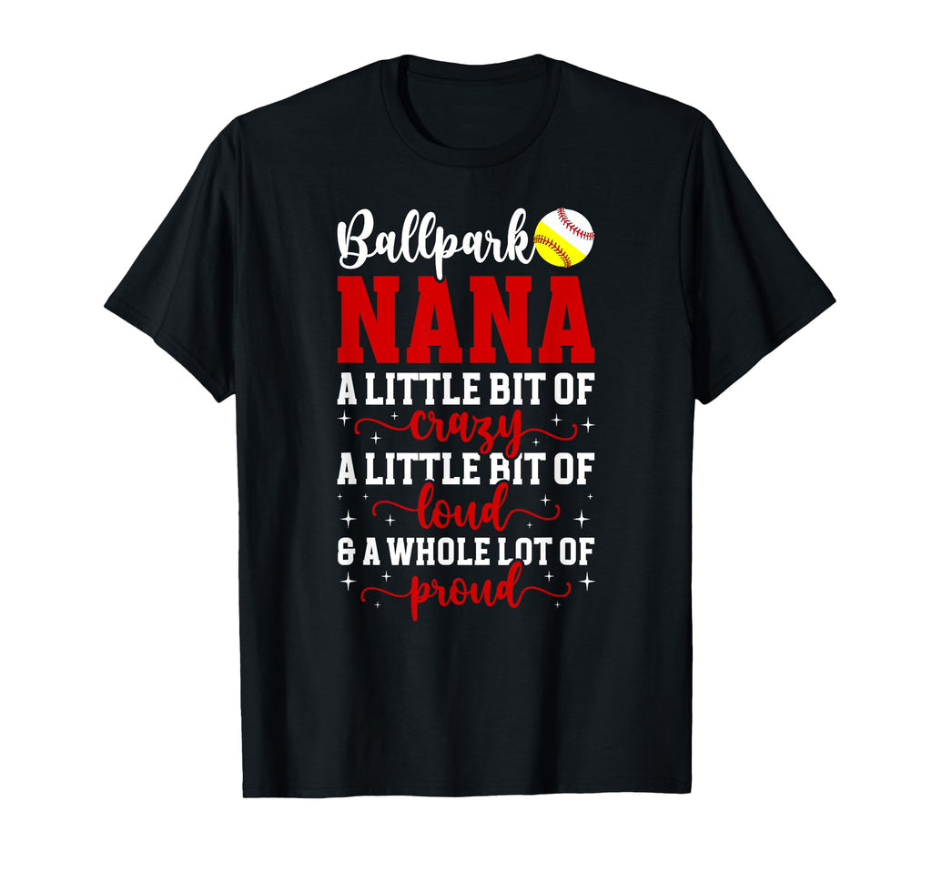 Ballpark Nana Definition Baseball T-Shirt - Custom Art Print Men Women - T-Shirt, Sweatshirt, Hoodie