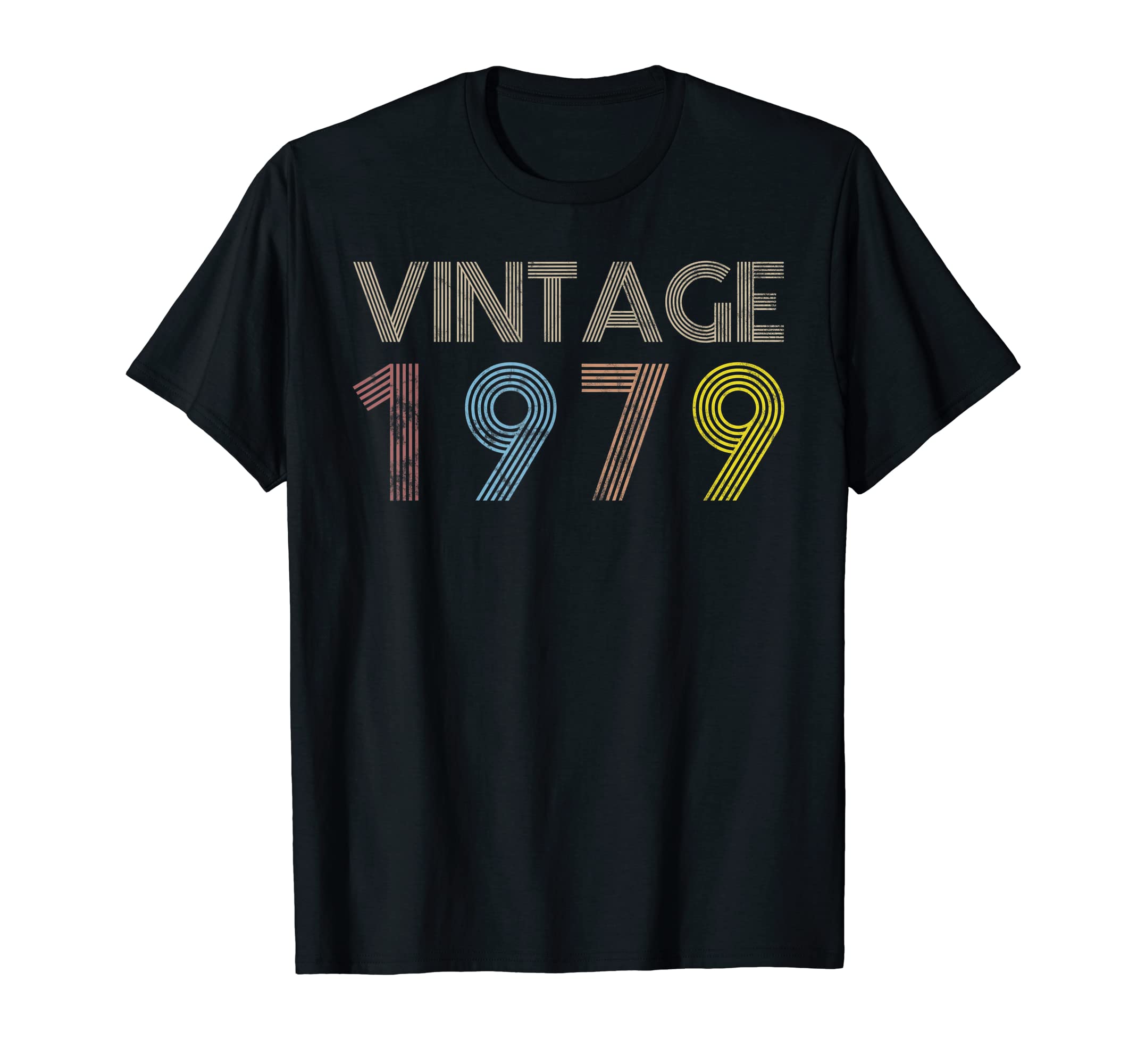 40Th Birthday 1979 Distressed T-Shirt - Fun Novelty Design for Adults - T-Shirt, Sweatshirt, Hoodie