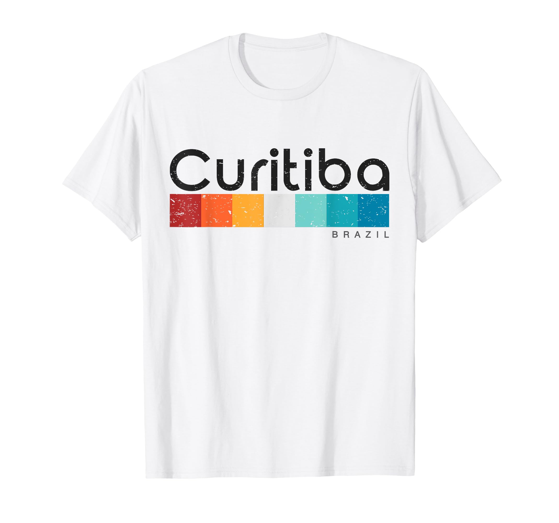 Curitiba Brazil 1980S T-Shirt - Trendy Graphic Men Women - T-Shirt, Sweatshirt, Hoodie