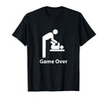 Game Over Expectant Dads To Be Fathers T-Shirt - Graphic Print for Adults - T-Shirt, Sweatshirt, Hoodie