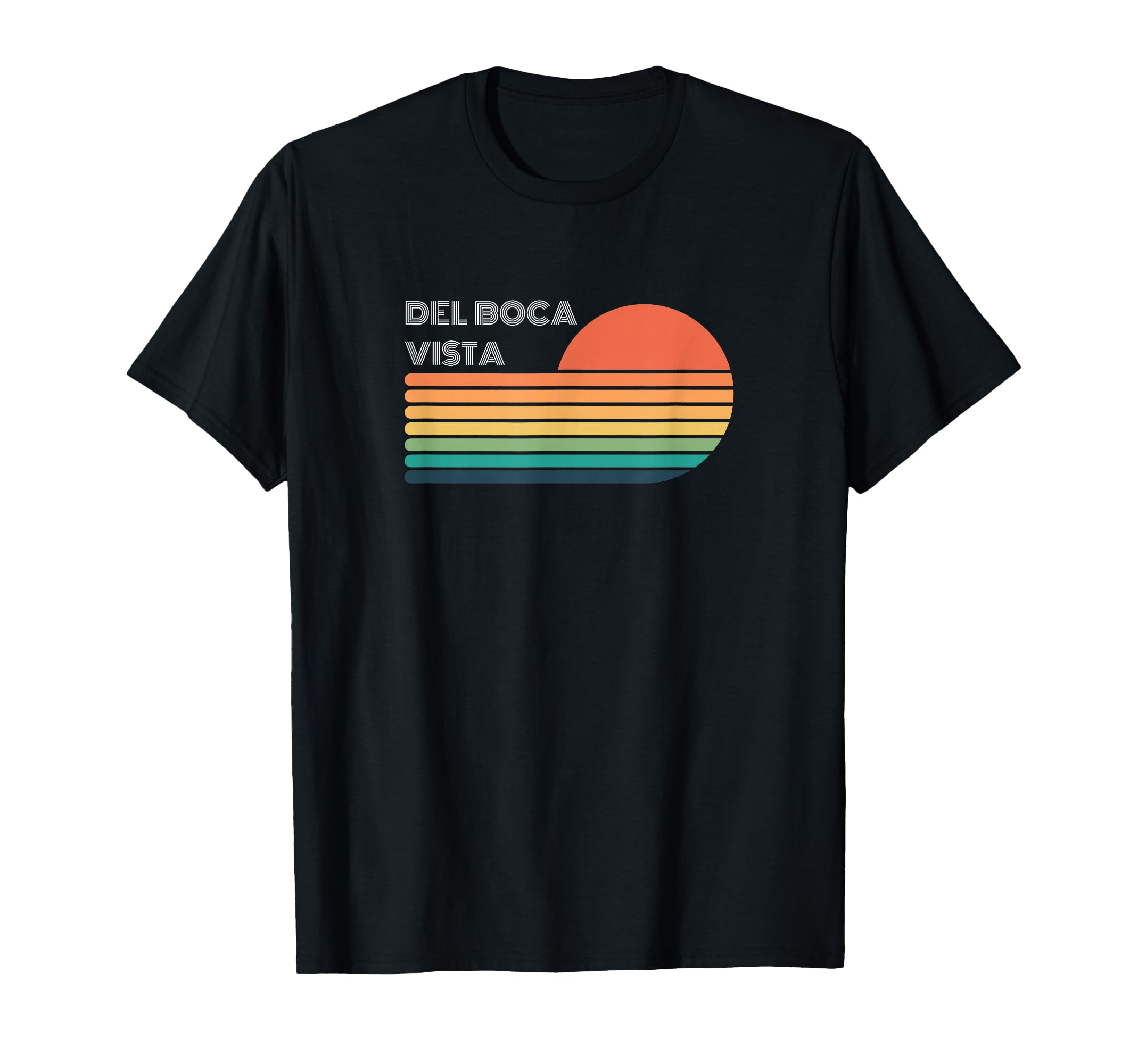 Del Boca Vista Sunset Funny House T-Shirt - Custom Art Print for Adults - T-Shirt, Sweatshirt, Hoodie