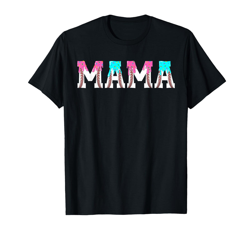 Baseball Mama Dripping Drip Ice T-Shirt - Custom Art Print for Adults - T-Shirt, Sweatshirt, Hoodie