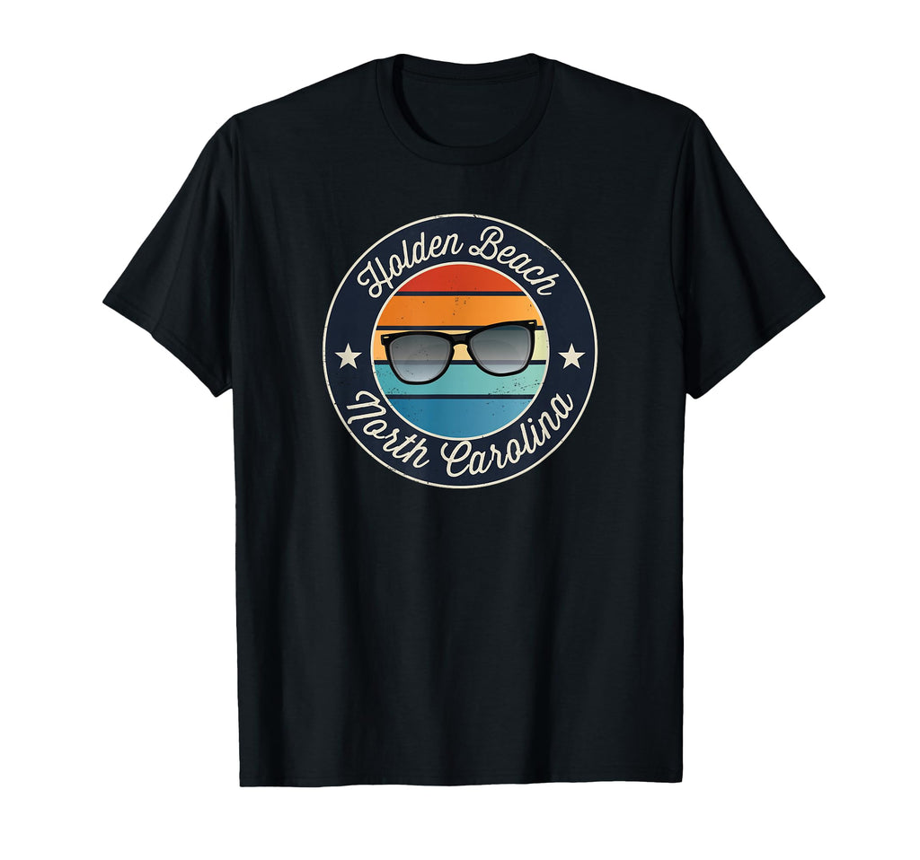 Holden Beach North Carolina Souvenir T-Shirt - Minimalist Print Men Women - T-Shirt, Sweatshirt, Hoodie