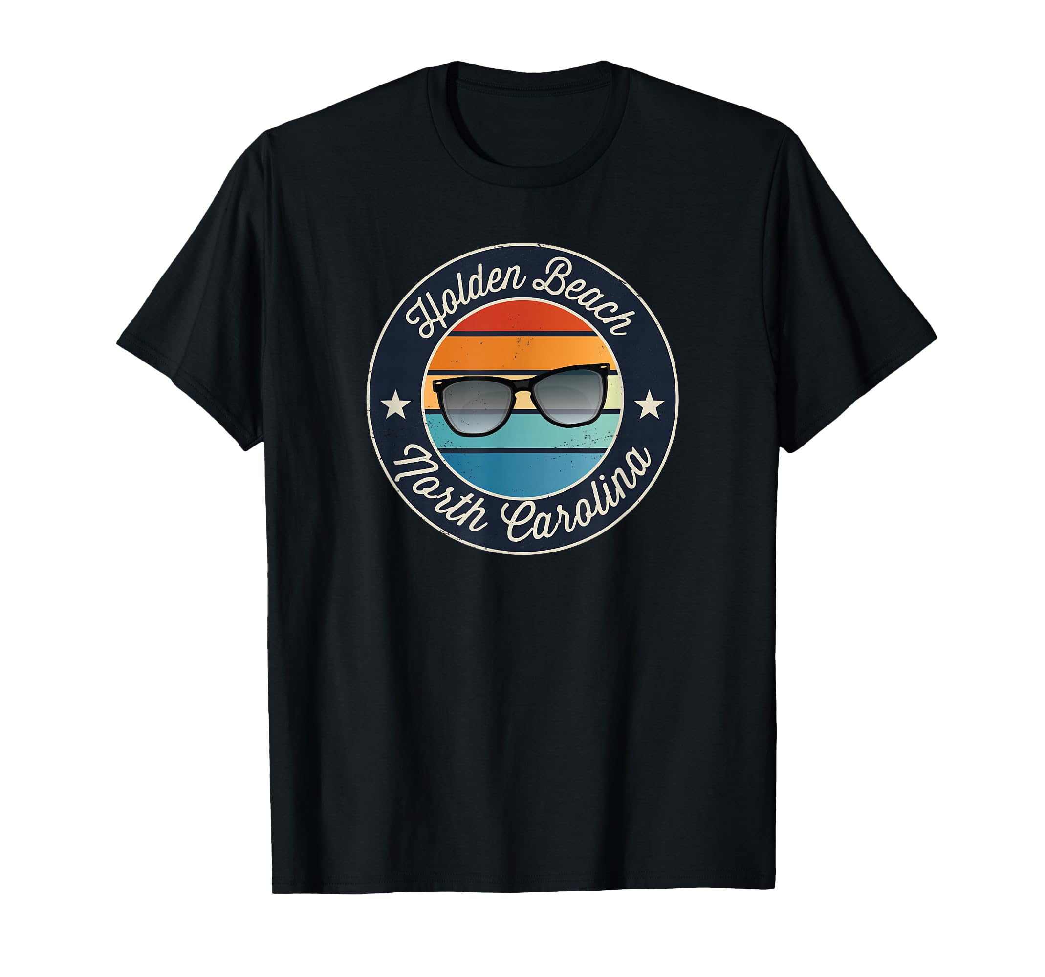 Holden Beach North Carolina Souvenir T-Shirt - Minimalist Print Men Women - T-Shirt, Sweatshirt, Hoodie