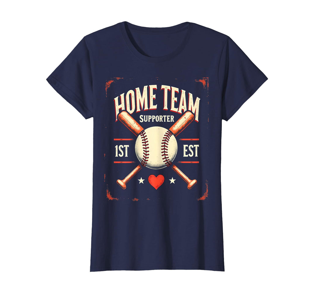 Home Team Supporter Baseball Mom T-Shirt - Graphic Print Men Women - T-Shirt, Sweatshirt, Hoodie