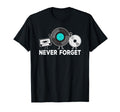 Never Forget Cassette Cd 90S 80S T-Shirt - Casual Everyday Wear for Adults - T-Shirt, Sweatshirt, Hoodie