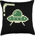 Minimal vintage pixel art alien spaceship - Adult & Kids T-Shirts, Sweatshirts & Hoodies apparel design preview 1